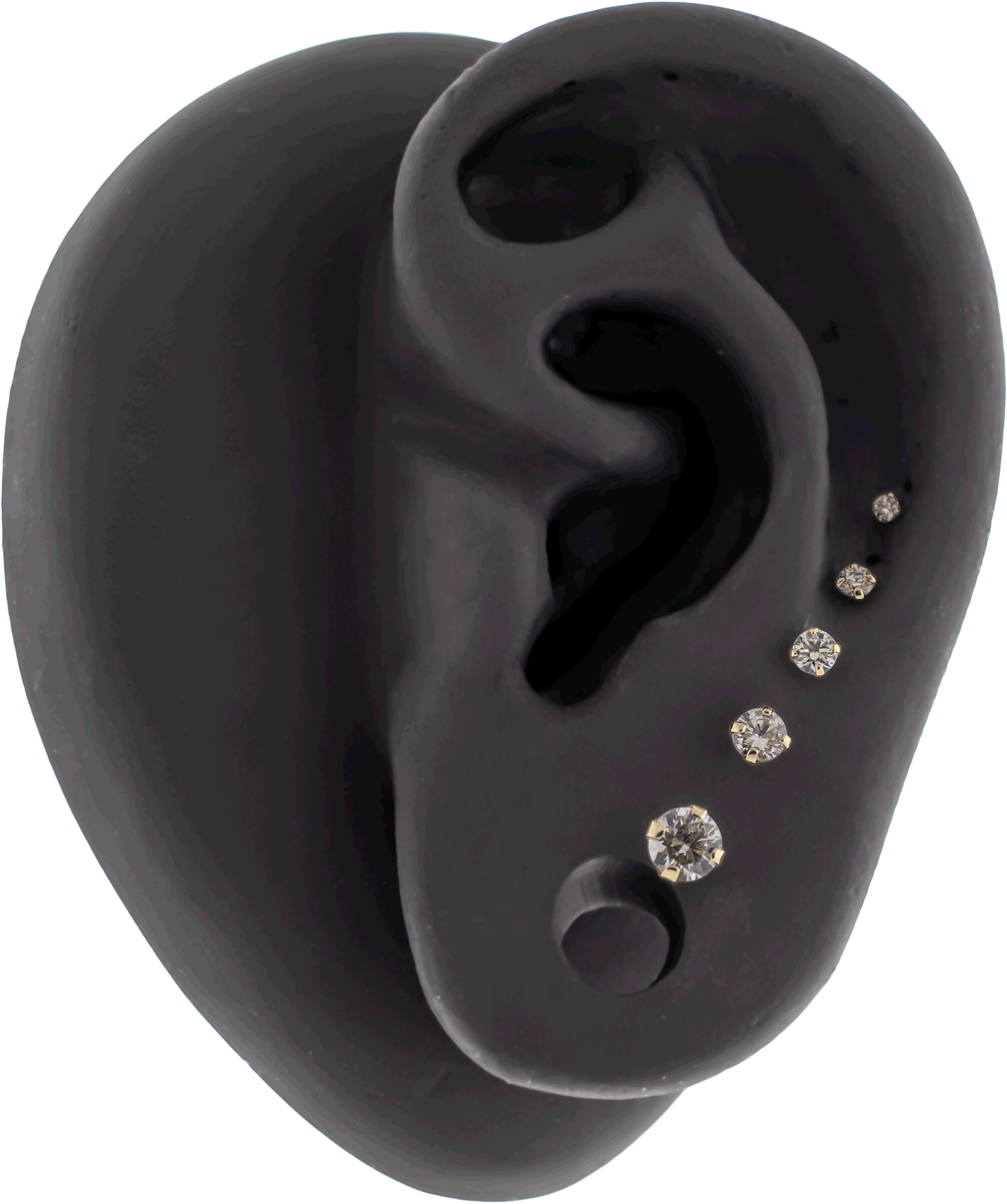 Valeri - 14KT Gold Threadless End - Khrysos Jewelry