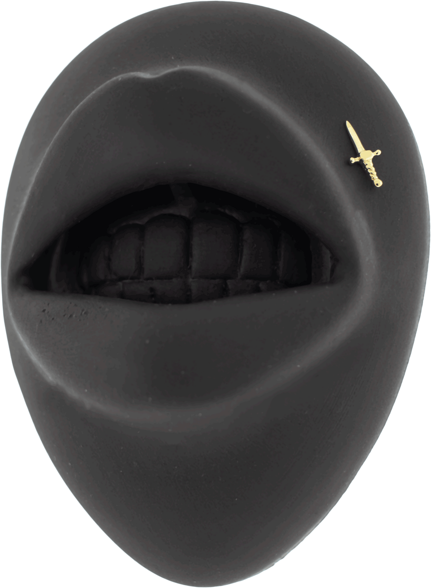 Siren's Fang - 14KT Gold Threadless End - Khrysos Jewelry