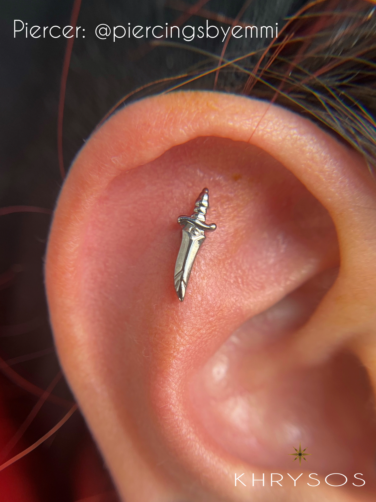 Androv - 16G Internally Threaded End - Khrysos Jewelry