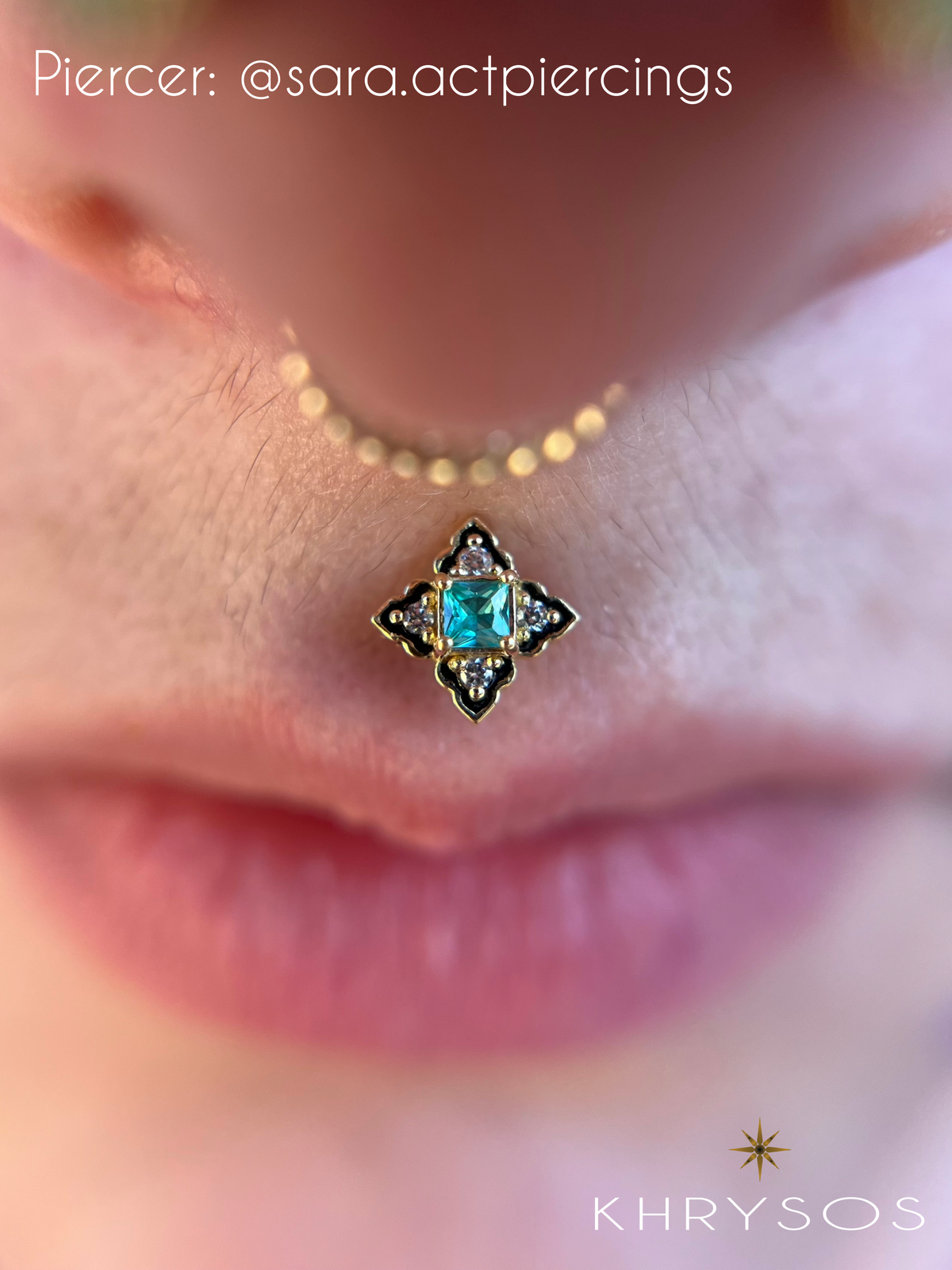 Asher - 18kt Gold Threadless End - Khrysos Jewelry