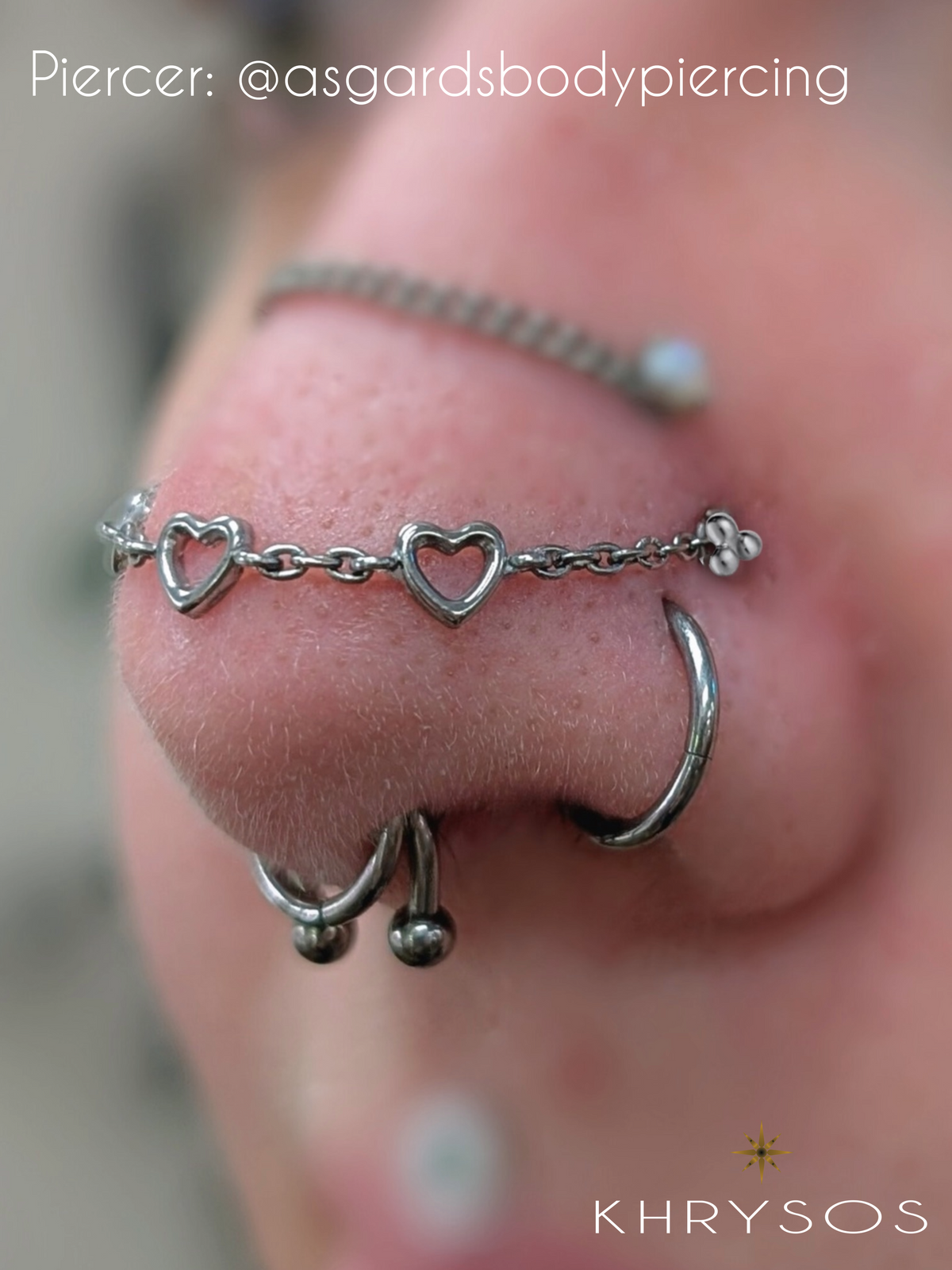 Beloved - Heart Chain - Khrysos Jewelry
