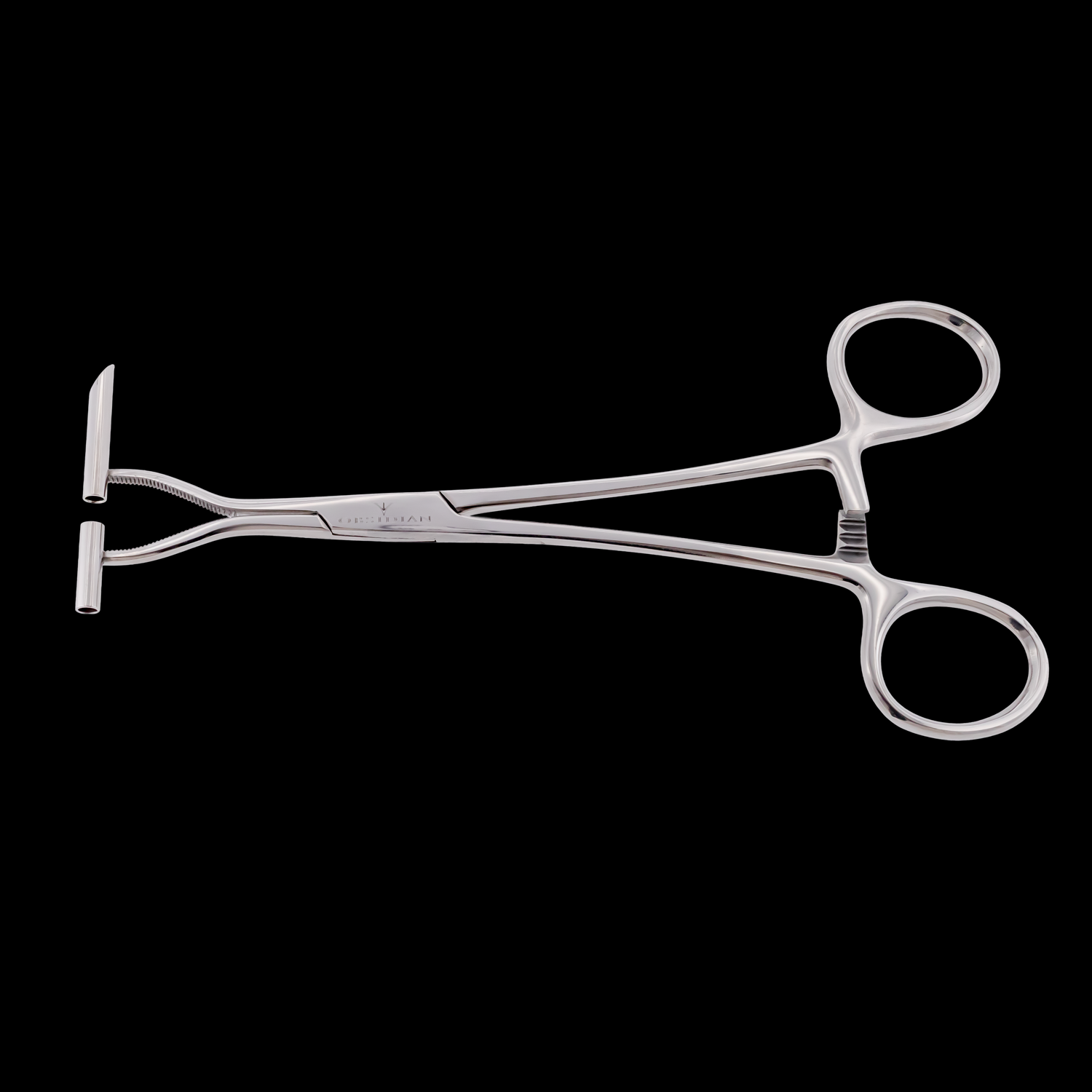 Obsidian Straight Line Forceps for Septum - Khrysos Jewelry