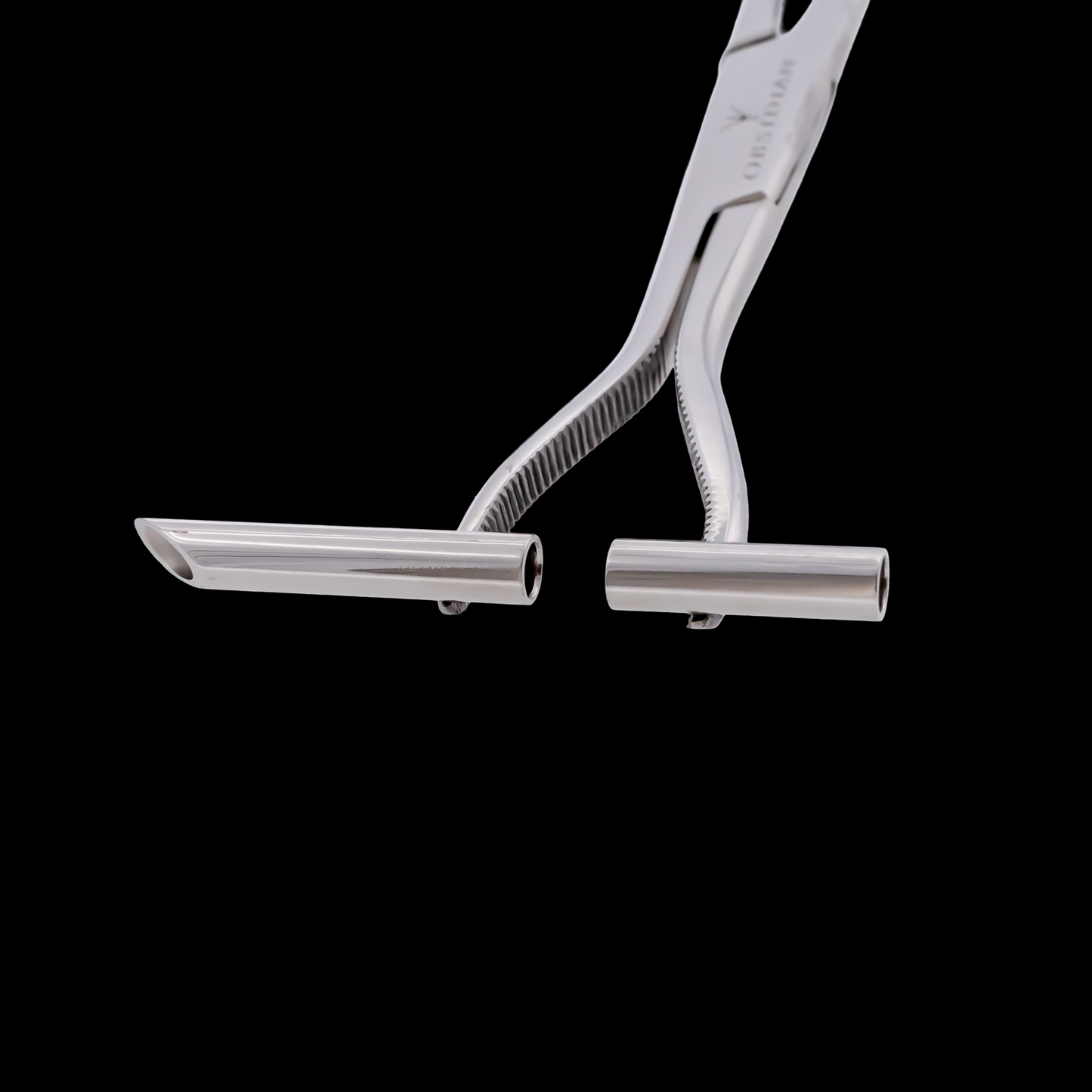 Obsidian Straight Line Forceps for Septum - Khrysos Jewelry