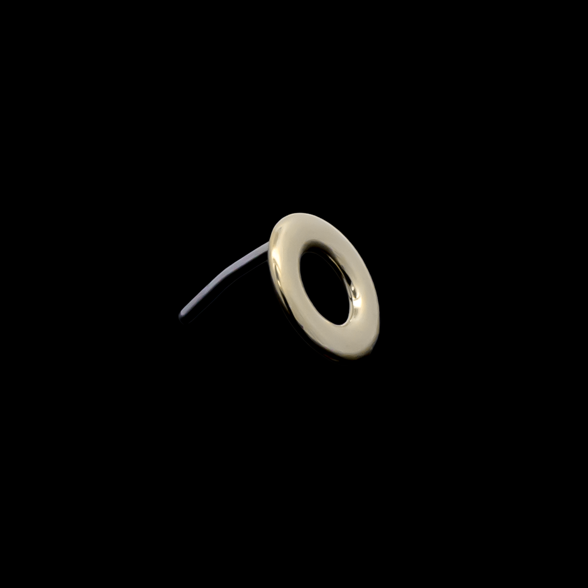 Oria – 14KT Gold Open Circle Threadless End