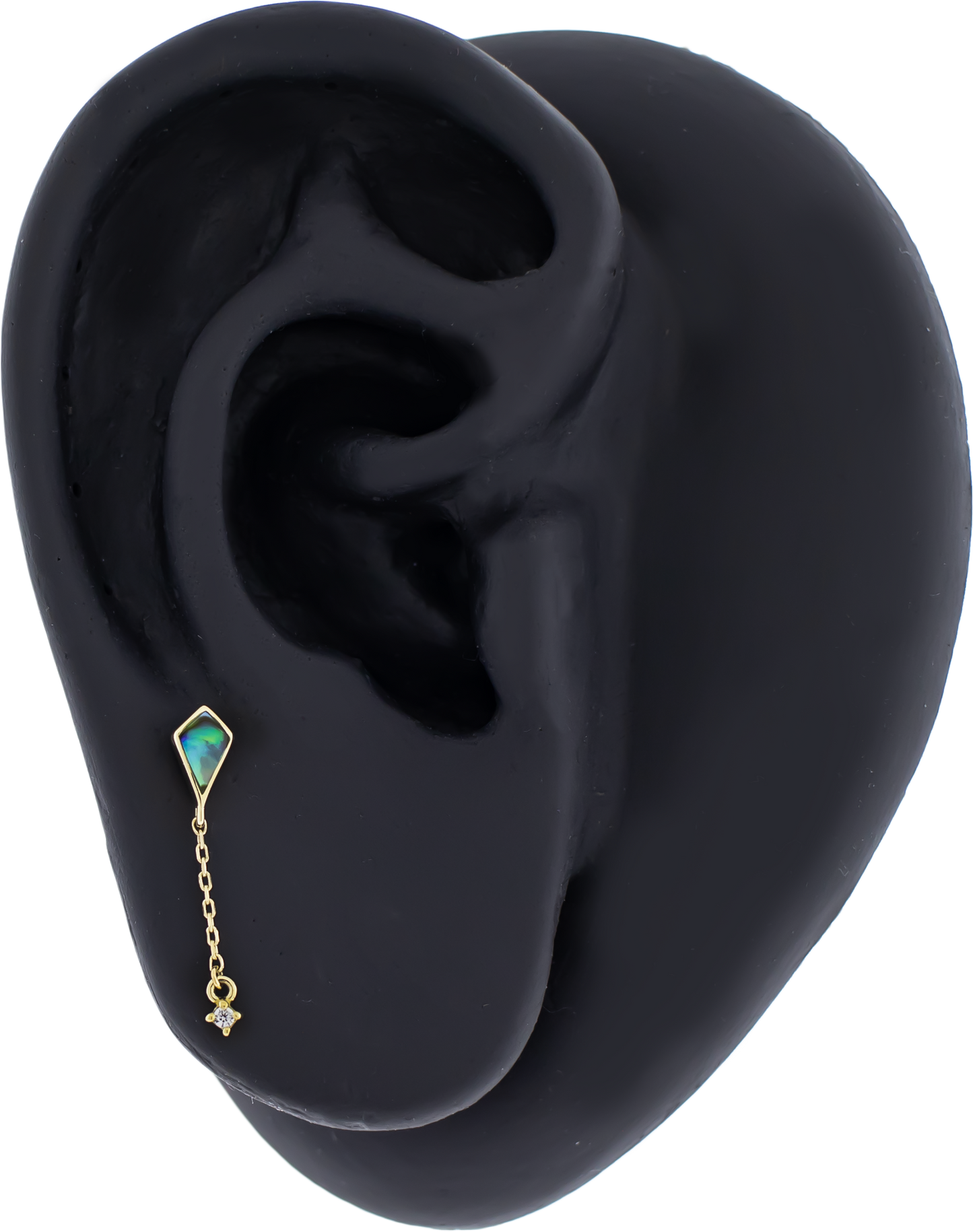 Luminara- 14KT Gold Threadless End - Khrysos Jewelry