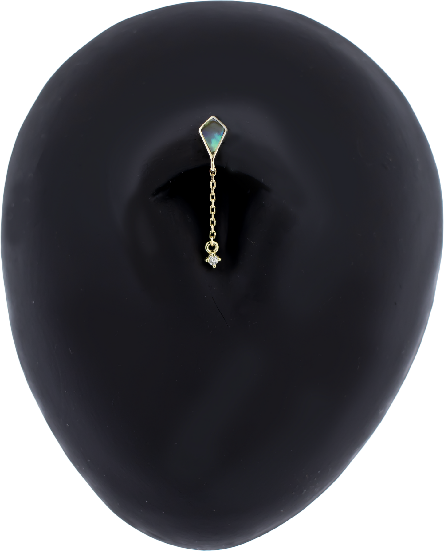 Luminara- 14KT Gold Threadless End - Khrysos Jewelry