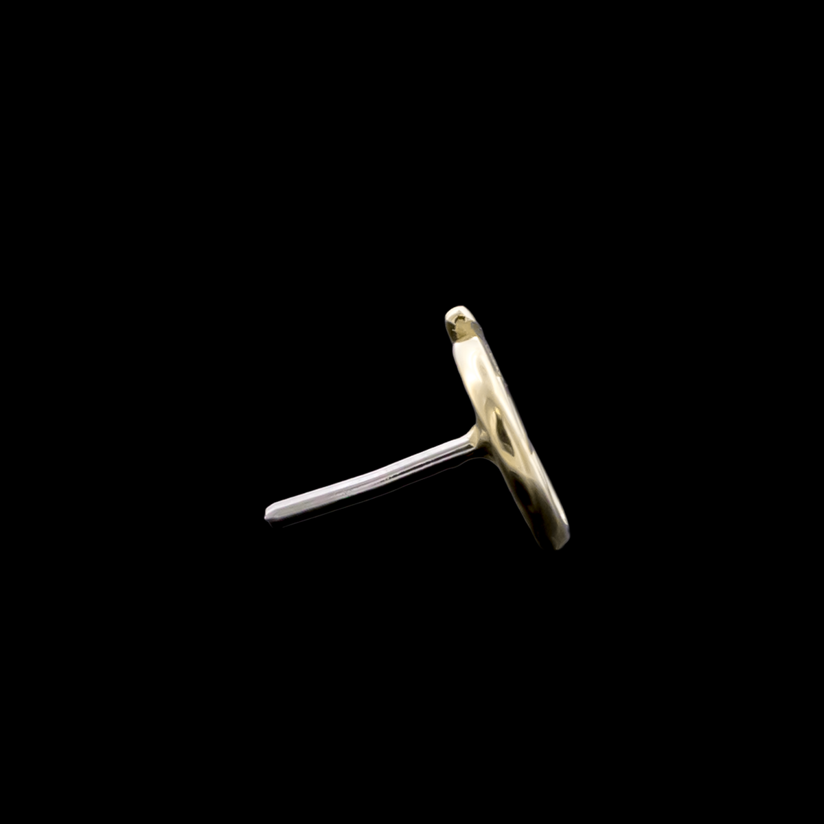 Cyralis – 14KT Gold Spiral Threadless End
