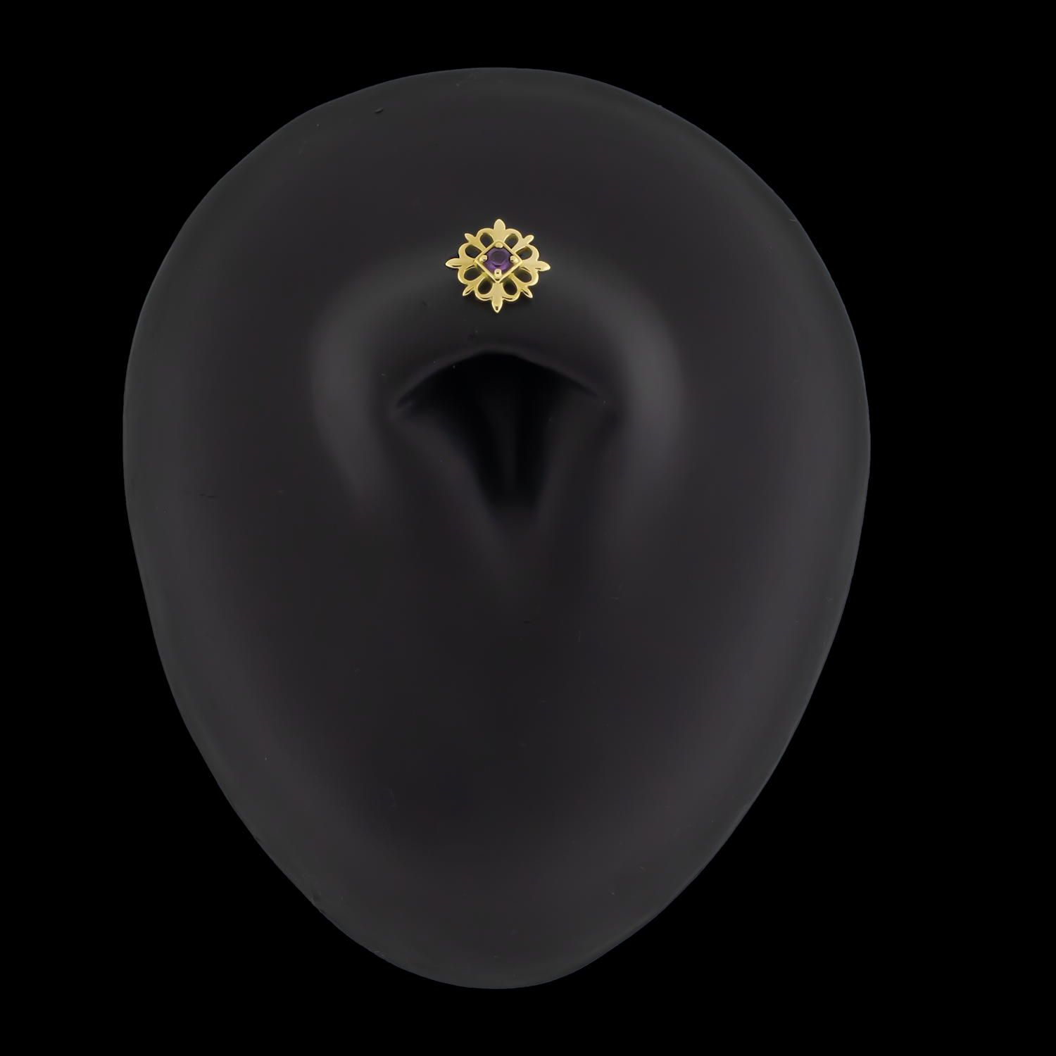 Olivia - 18kt Gold Threadless End - Khrysos Jewelry