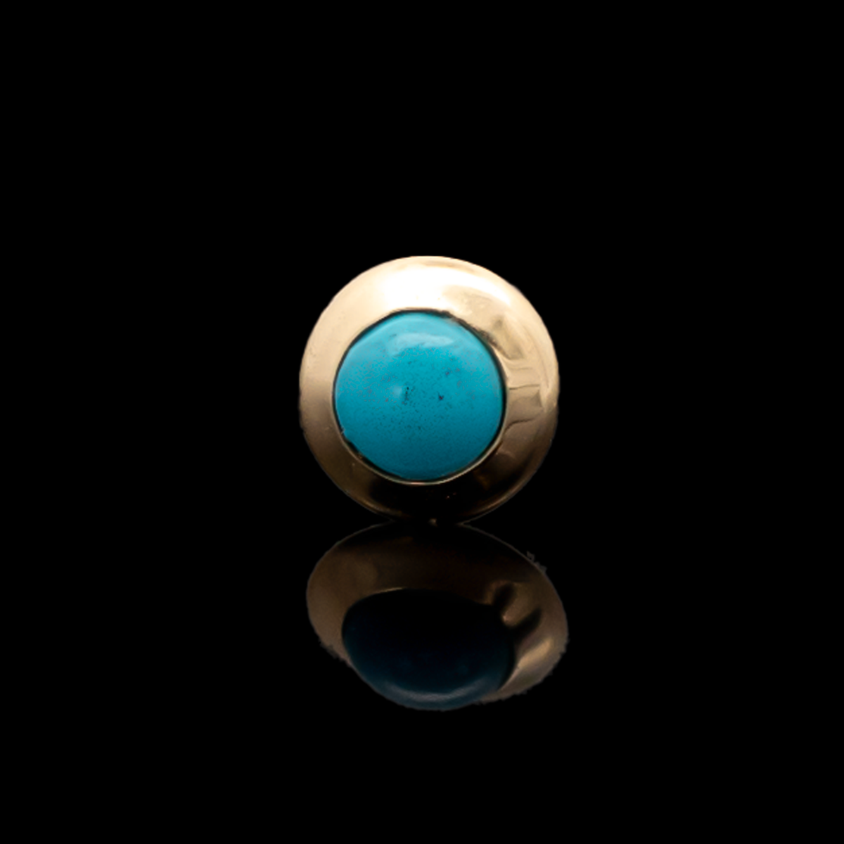 Indie - 18kt Gold Threadless End - Khrysos Jewelry