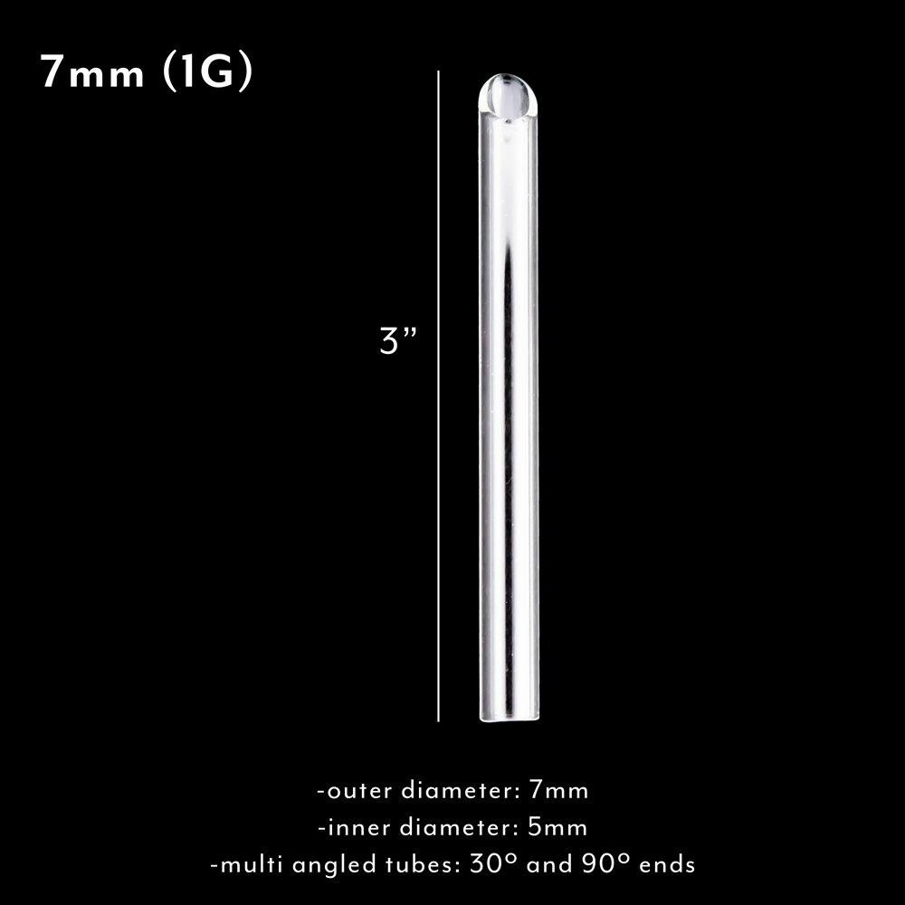 Glass Receiving Tubes - Khrysos Jewelry
