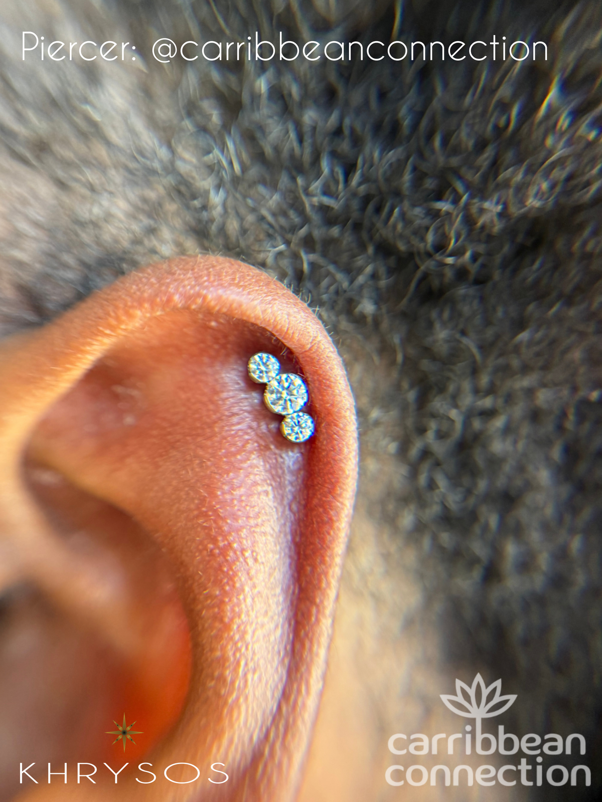 Gemma- 16G Internally Threaded End - Khrysos Jewelry