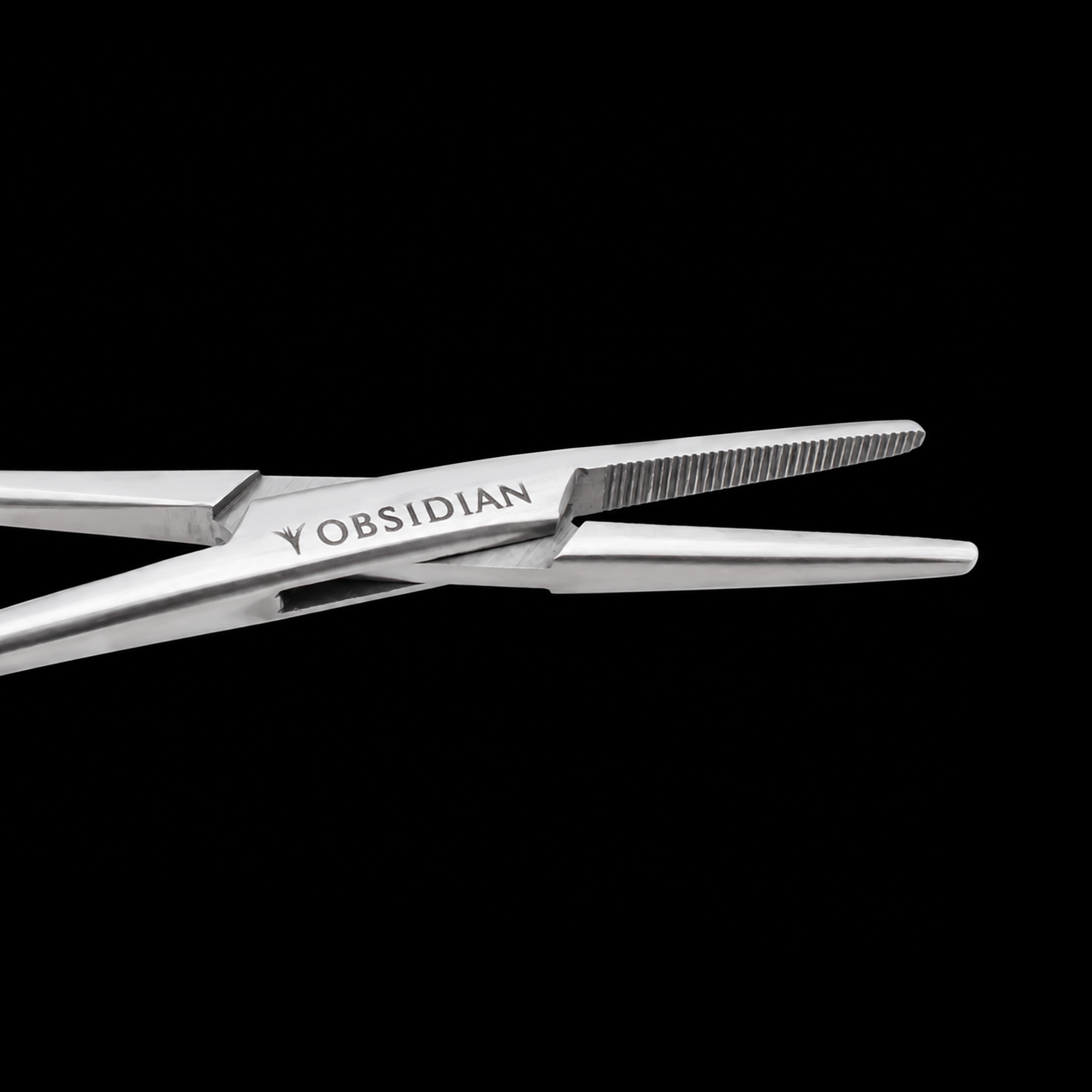 Obsidian Needle Mosquito Hemostat - Khrysos Jewelry