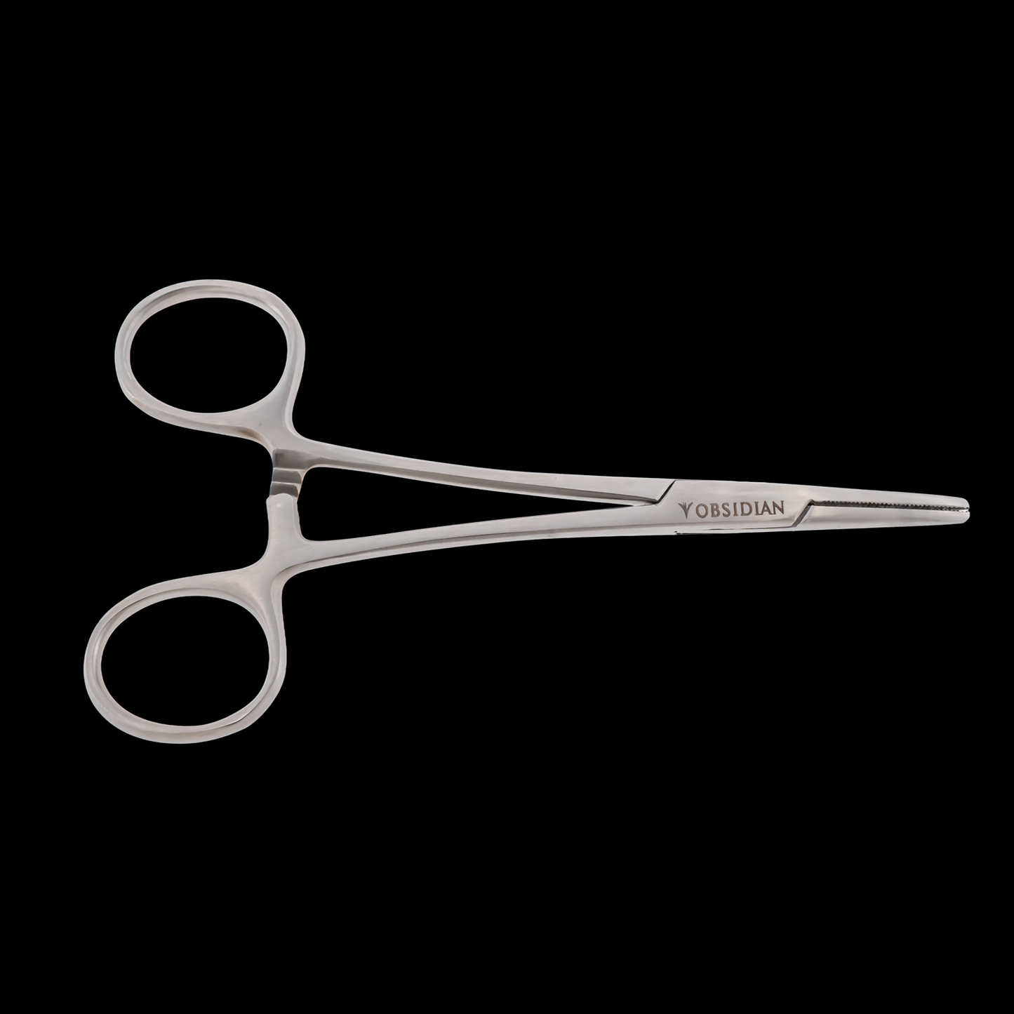 Obsidian Needle Mosquito Hemostat - Khrysos Jewelry