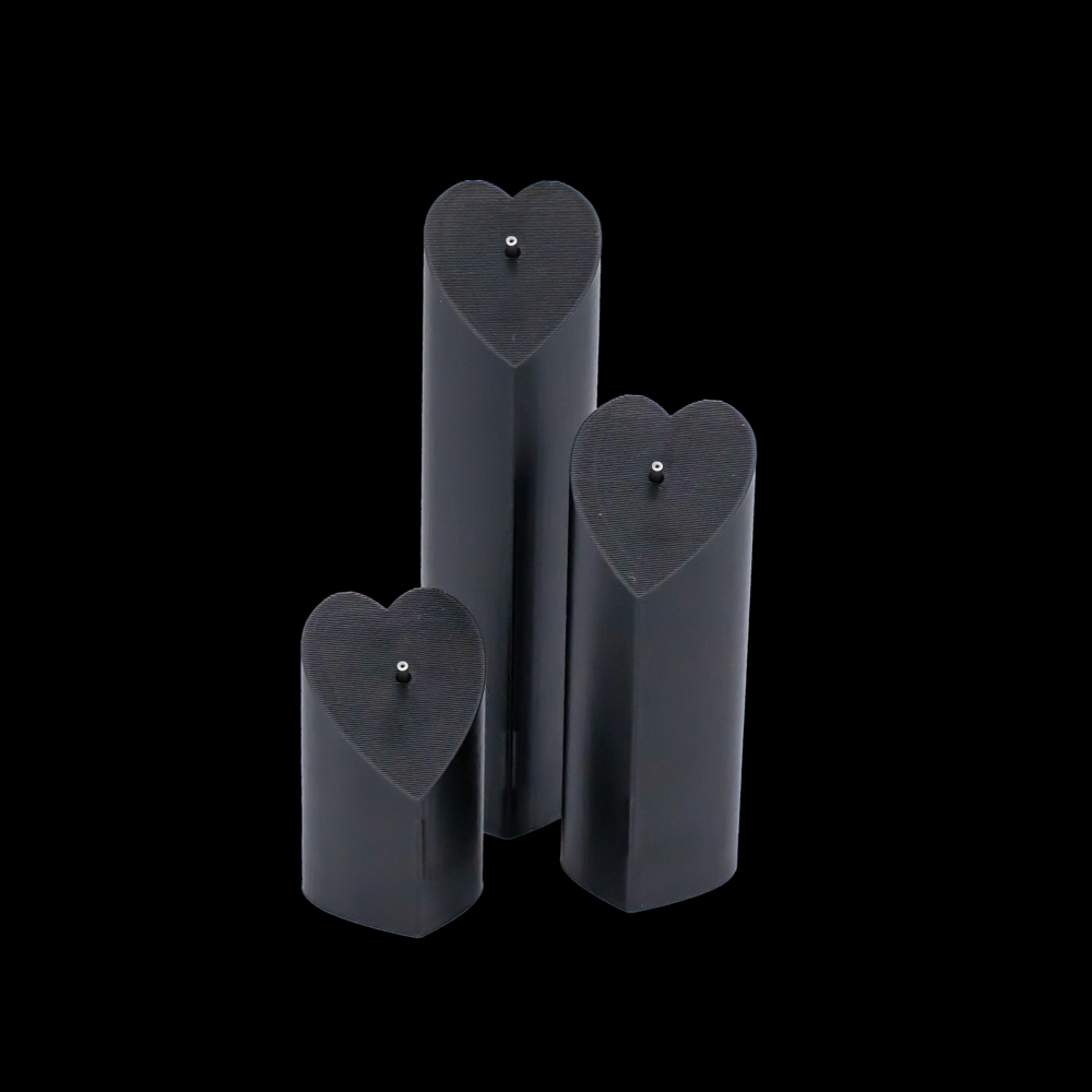 3 Piece Heart Tower Clip Display Set- Threadless Ends - Khrysos Jewelry