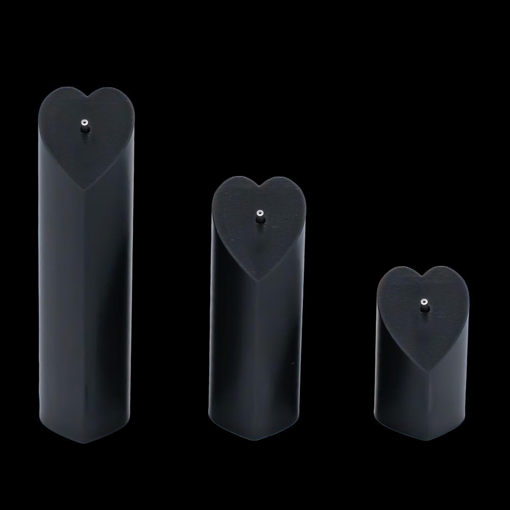 3 Piece Heart Tower Clip Display Set- Threadless Ends - Khrysos Jewelry