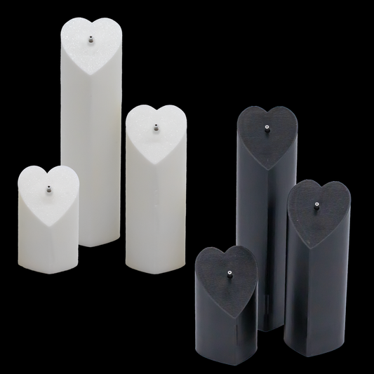 3 Piece Heart Tower Clip Display Set- Threadless Ends - Khrysos Jewelry