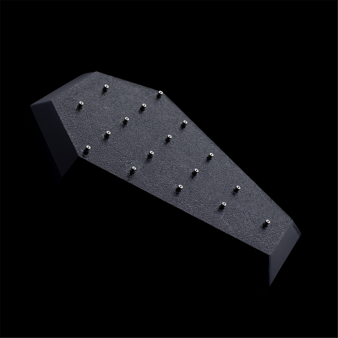 14G Threaded Coffin Display – Holds 17 Ends - Khrysos Jewelry