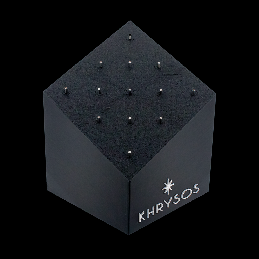 Khrysos Block 13 Post Threadless Body Jewelry Display - Khrysos Jewelry
