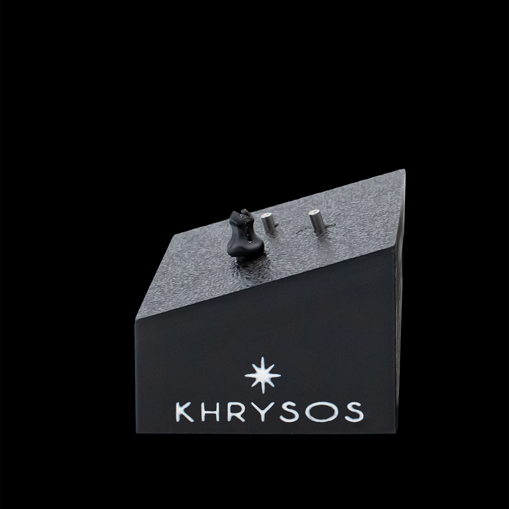 Khrysos Block 2 Post/ 1 Clip Body Jewelry Display - Khrysos Jewelry
