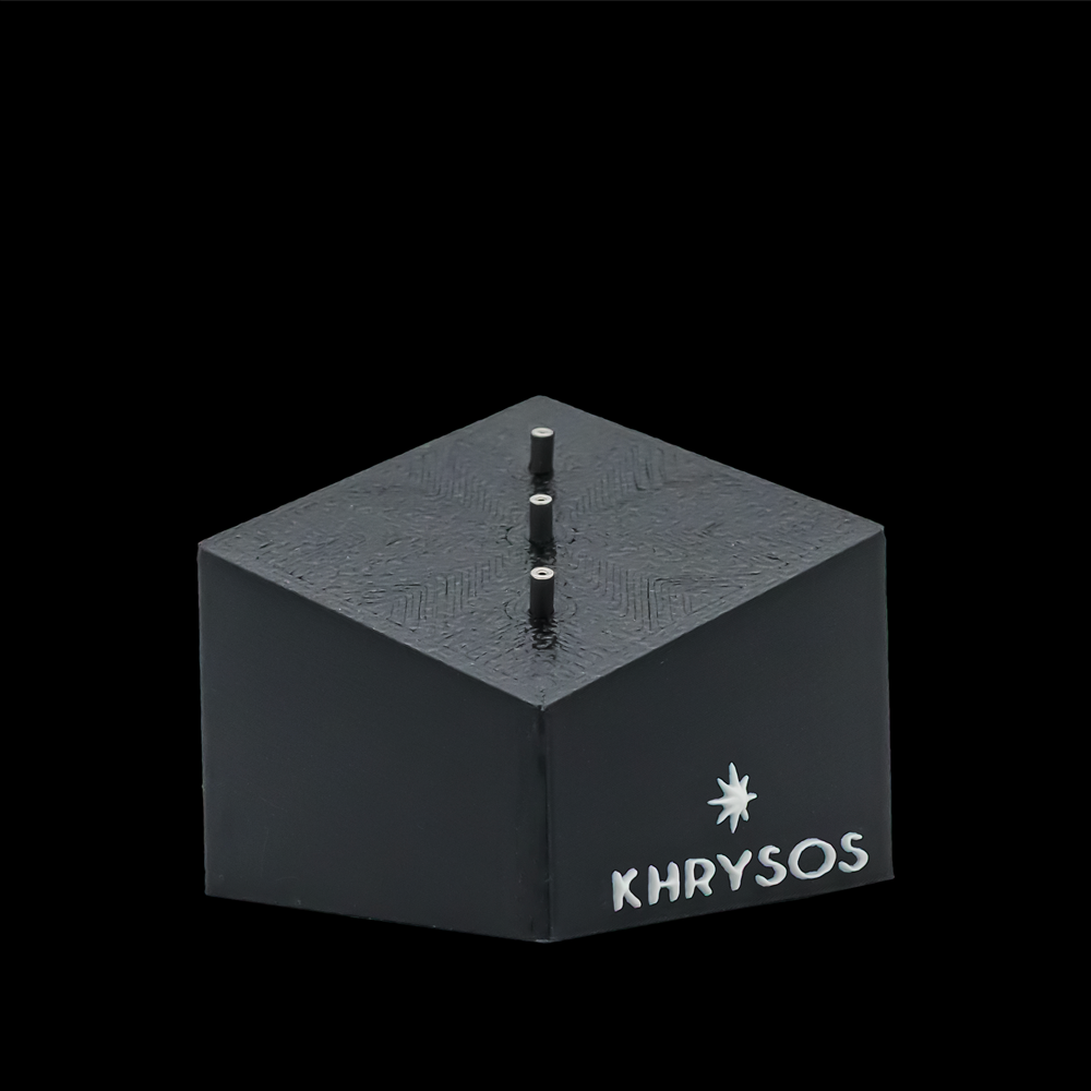 Khrysos Block 3 Post Threadless Body Jewelry Display