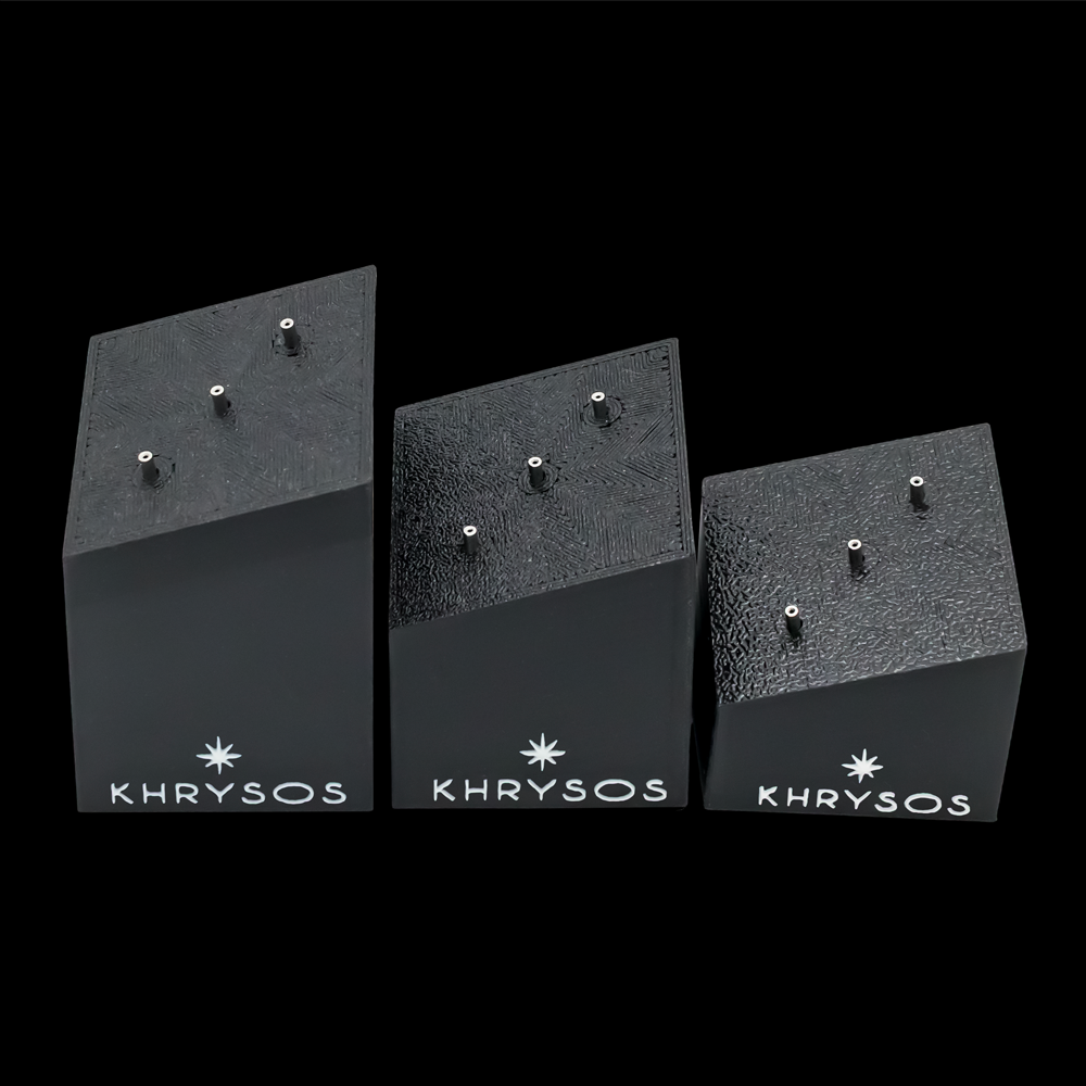 Khrysos Block 3 Post Threadless Body Jewelry Display