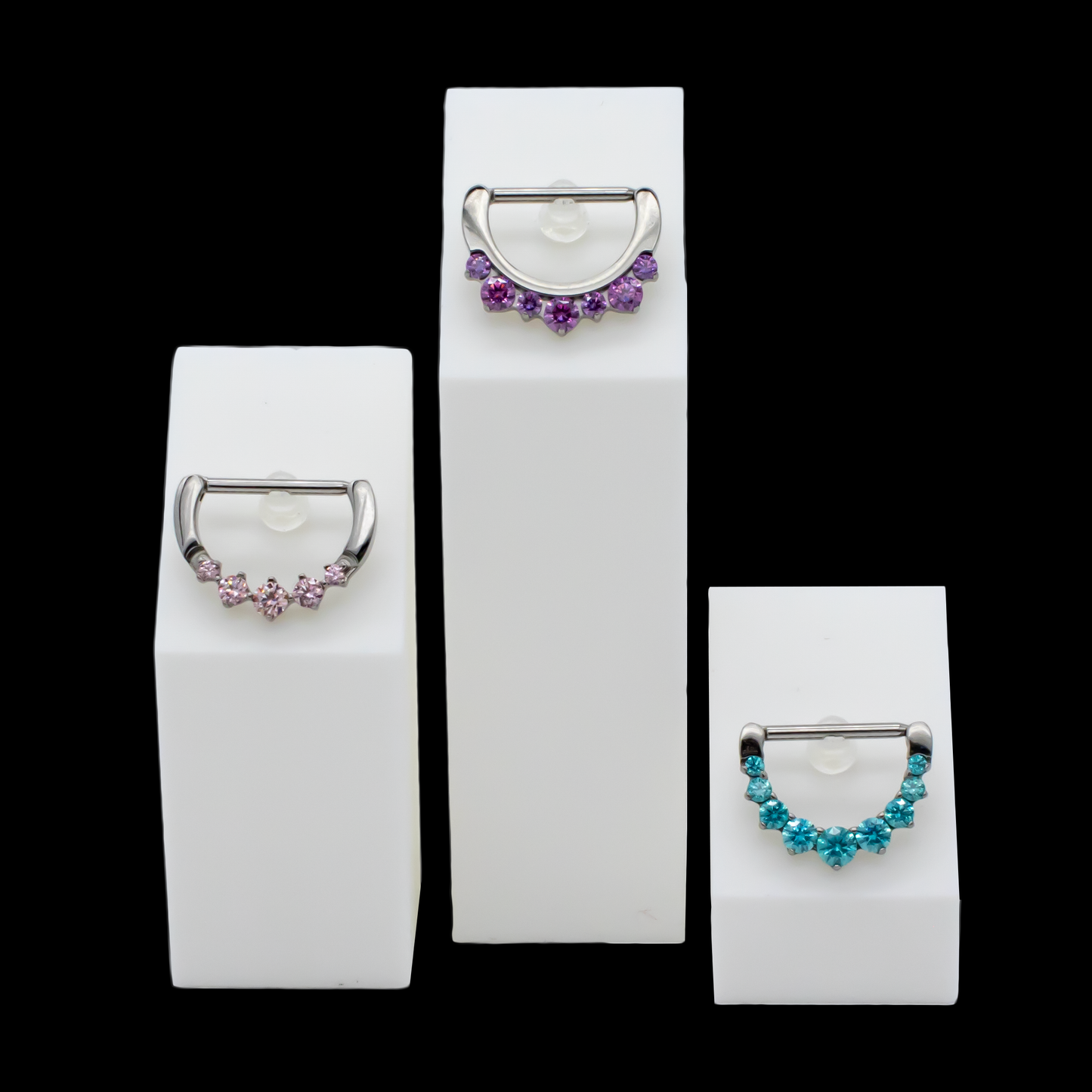 Tower Display Stand Set with Clips- 3pcs - Khrysos Jewelry