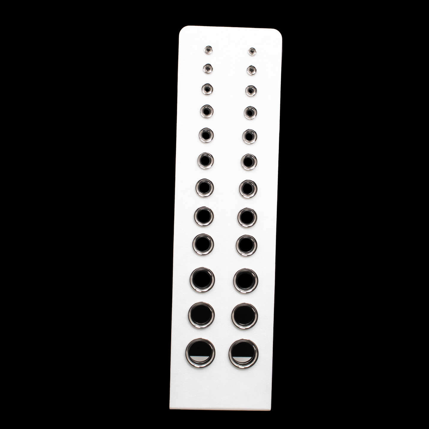 Titanium Double Flare Tunnels - Internally Threaded - Khrysos Jewelry