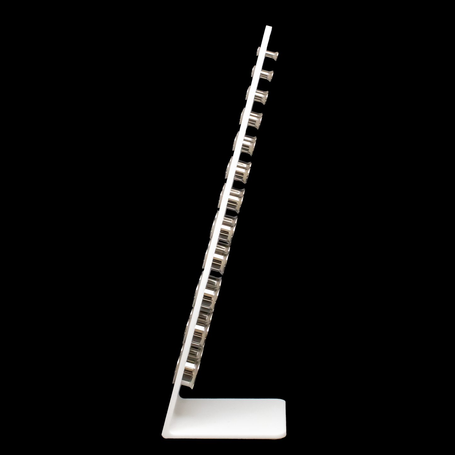 Luxury Upright Plug Display | Eco-Conscious Polylactide | 8G–⅝" Showcase - Khrysos Jewelry