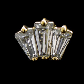 LumiFleur - 14KT Gold Threadless End