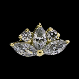 Lotusra - 14KT Gold Threadless End