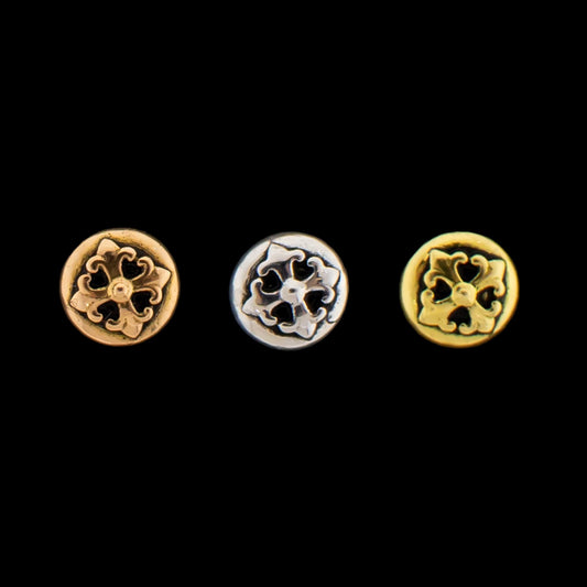 Lili - 18KT Gold Threadless End - Khrysos Jewelry