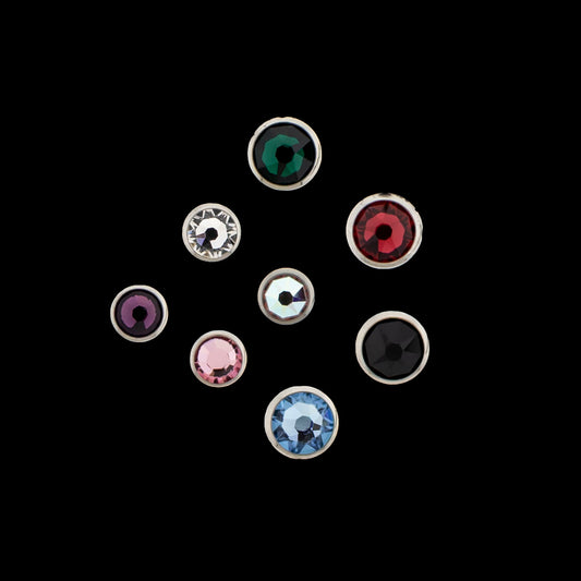 16G/18G Marlowe - Internally Threaded Premium Crystals - Khrysos Jewelry