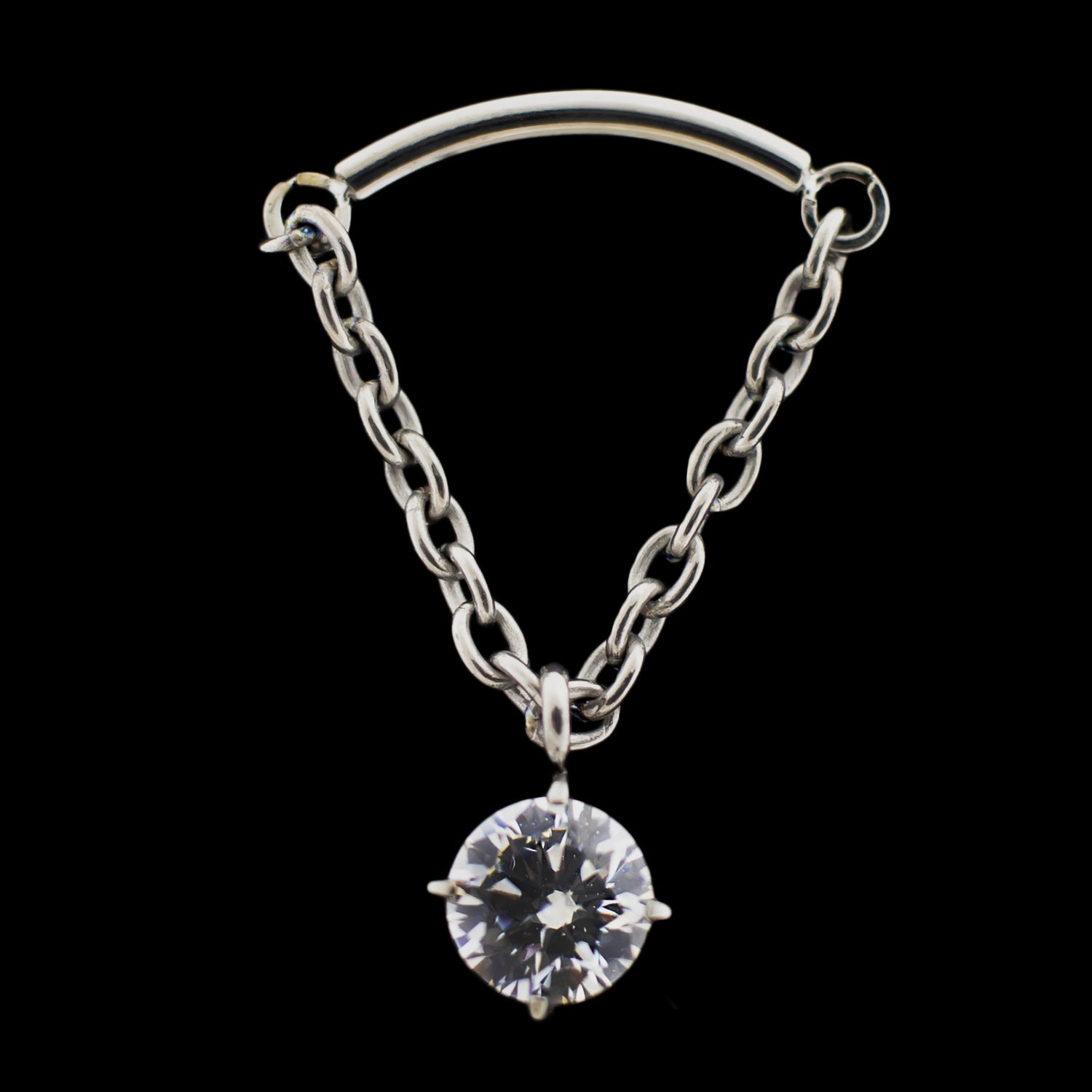 Emma - Threadless Hidden Helix - Khrysos Jewelry