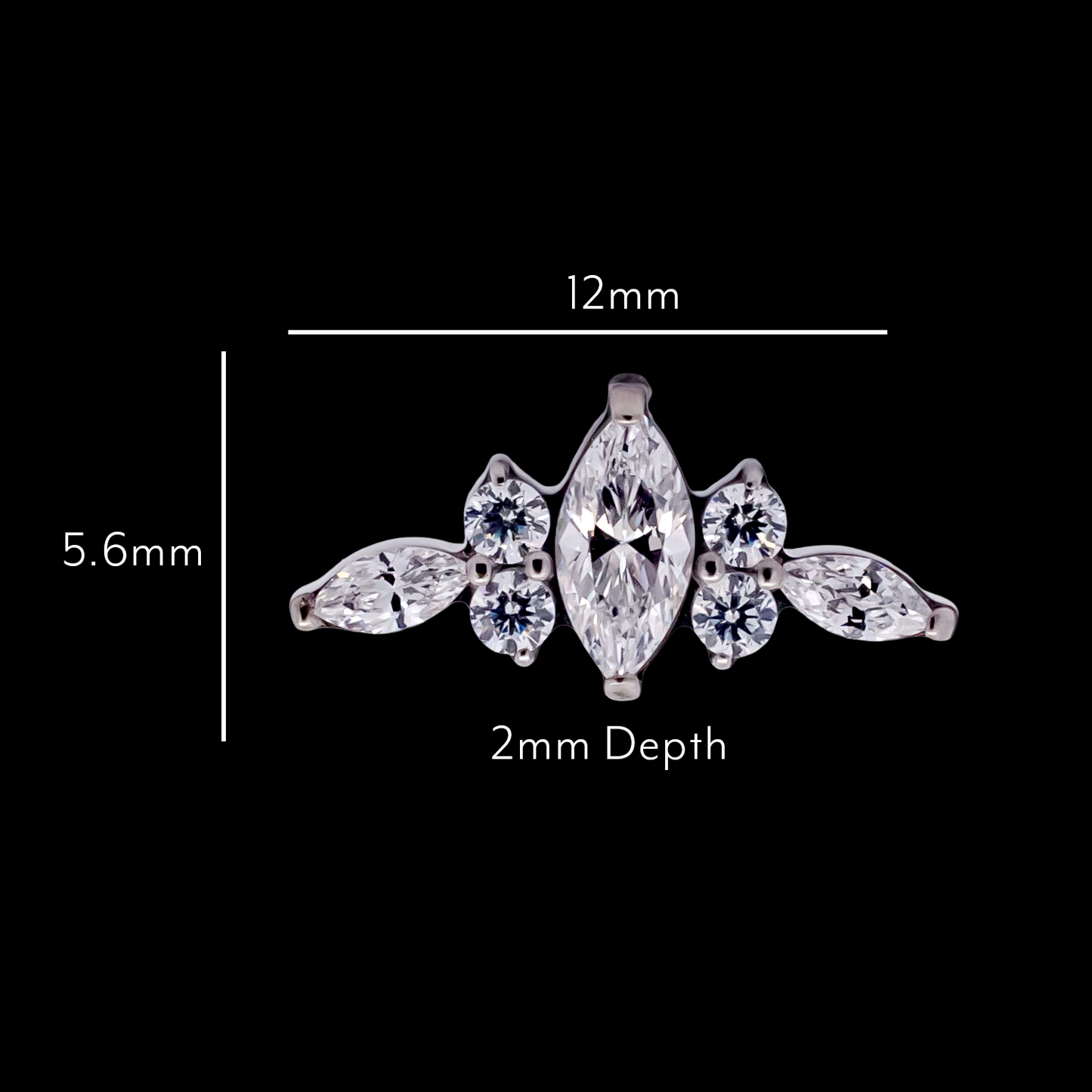 Evren - 16G Internally Threaded End - Khrysos Jewelry