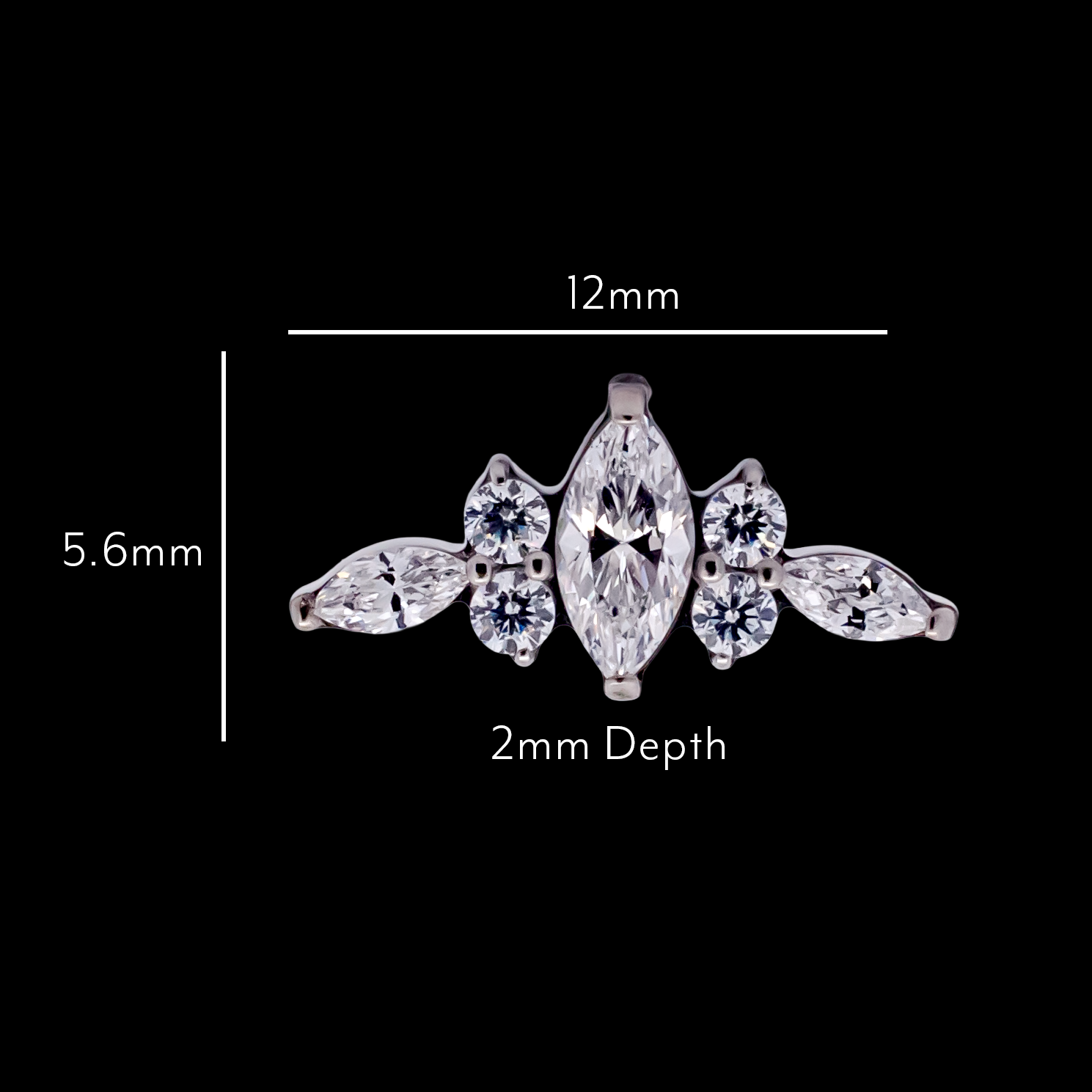 Evren - 16G Internally Threaded End - Khrysos Jewelry