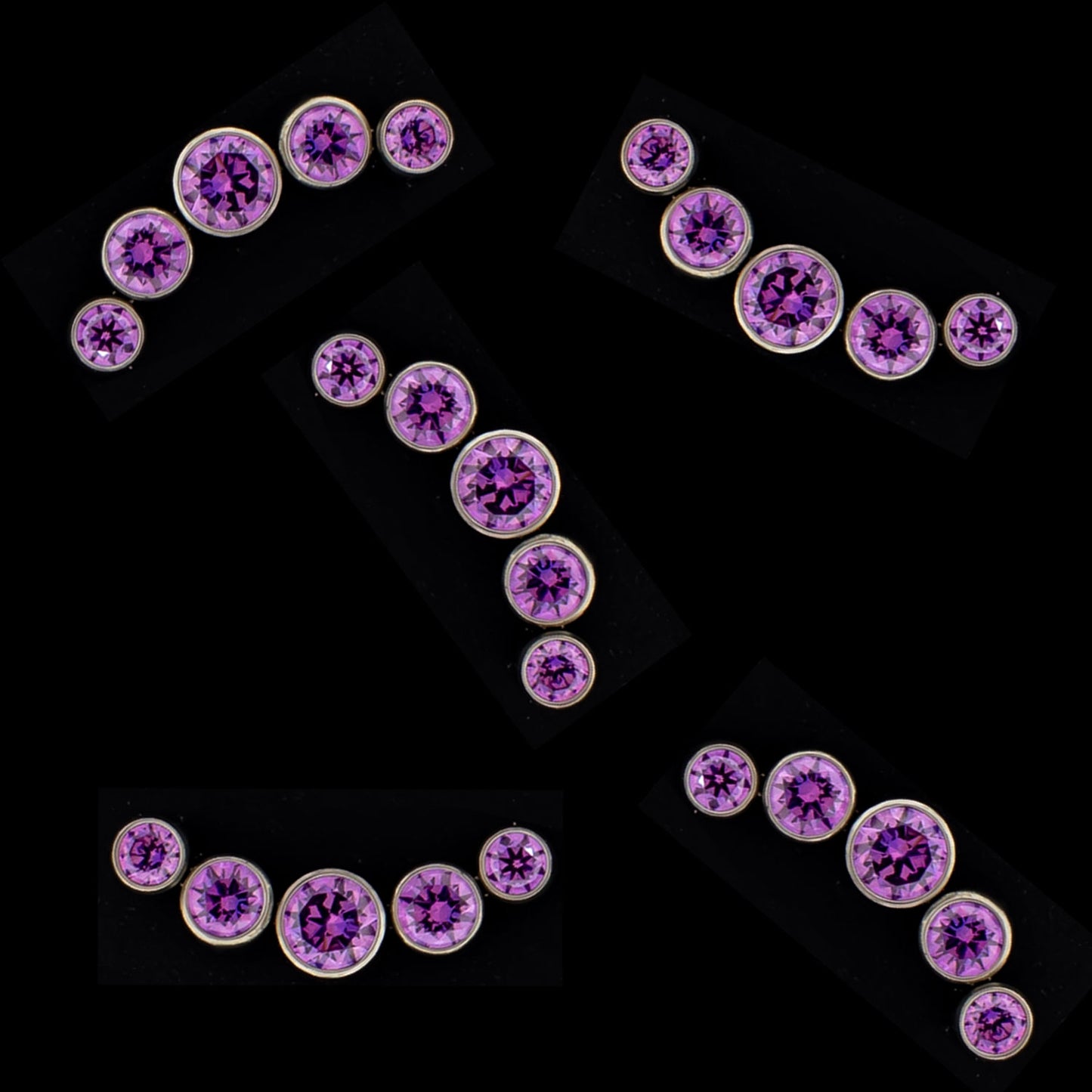 Lux - Premium Zirconia Threadless - Khrysos Jewelry