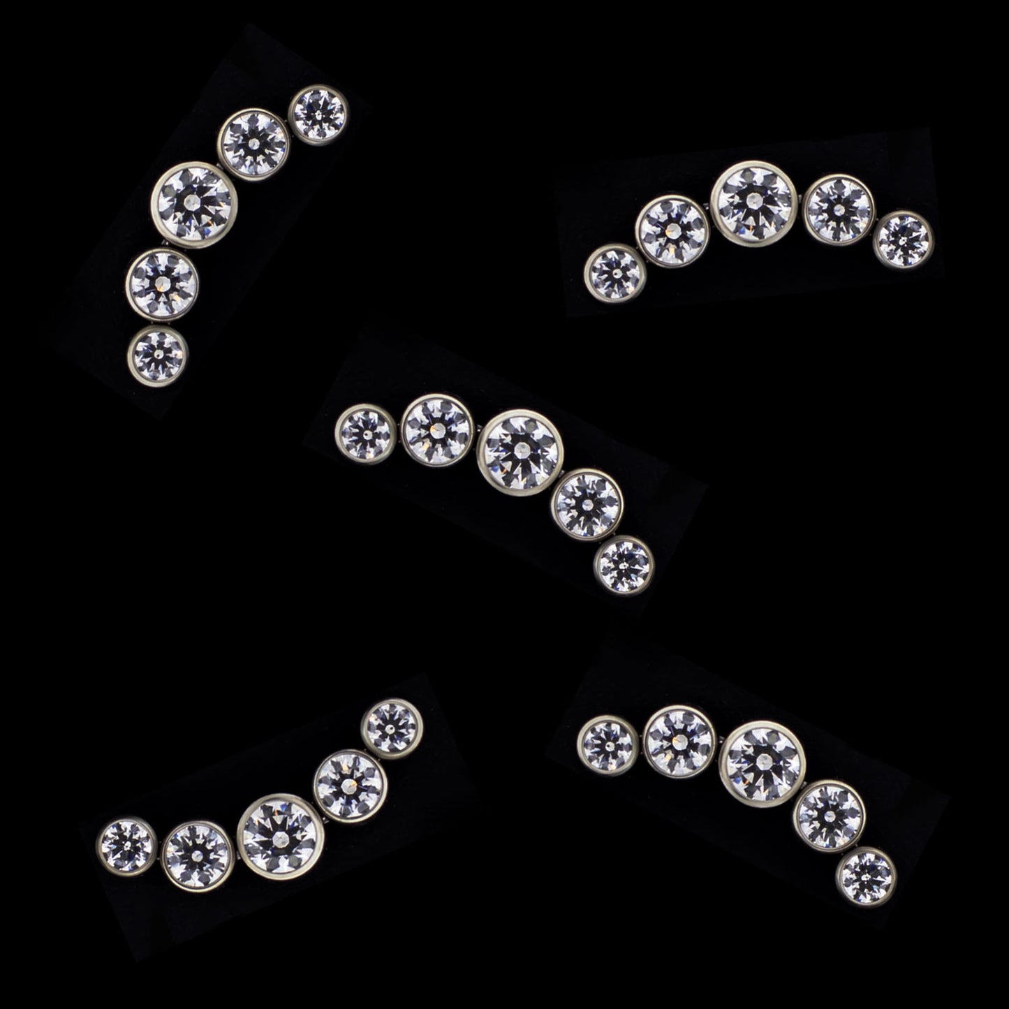 Lux - Premium Zirconia Threadless - Khrysos Jewelry