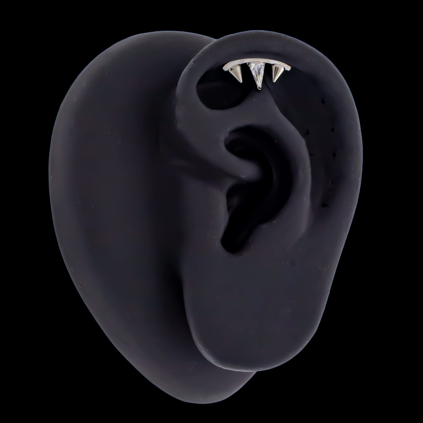 Noir - Titanium Threadless End - Khrysos Jewelry