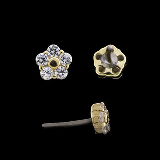 Sorella - 14KT Gold Threadless End