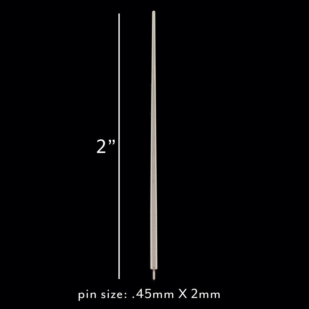 Pre-Sterilized 2" Steel Pin Tapers - Khrysos Jewelry