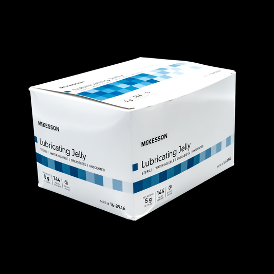 McKesson Sterile Lubricating Jelly 5g Single-Use Packets – 144 Count - Khrysos Jewelry