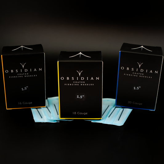 Teflon Coated Body Piercing Needles - Pre-Sterilized - Khrysos Jewelry