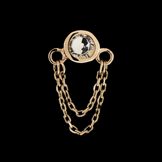 Loren -14Kt Gold Threadless End