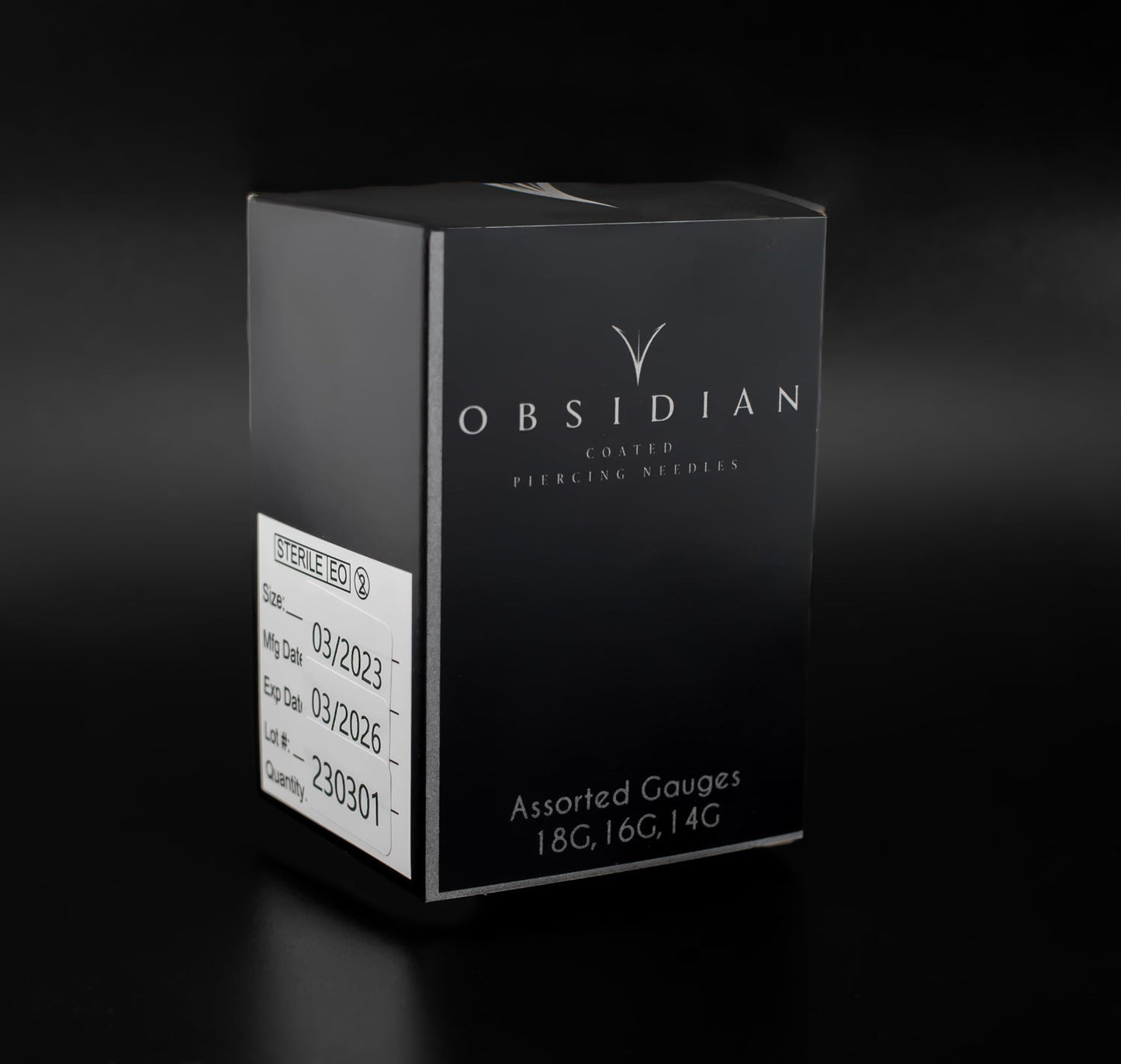 Obsidian Needle Sample Box | Try Our Premium Piercing Needles - Khrysos Jewelry