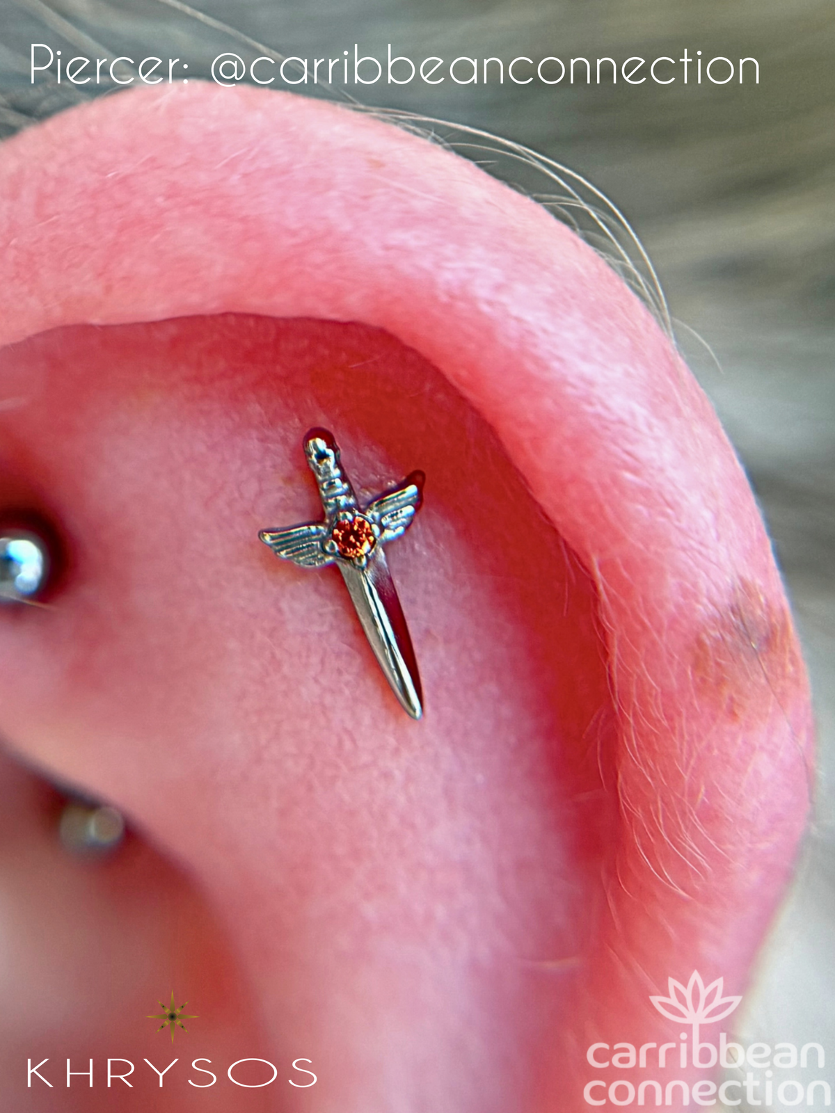 Sable - Titanium Threadless End - Khrysos Jewelry