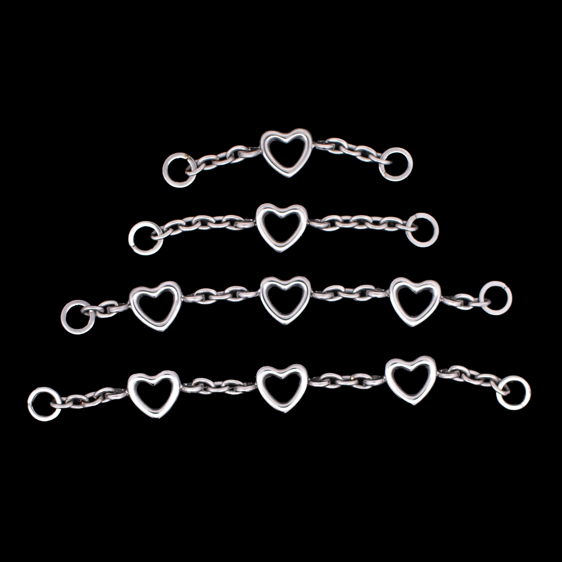 Beloved - Titanium Heart Chain