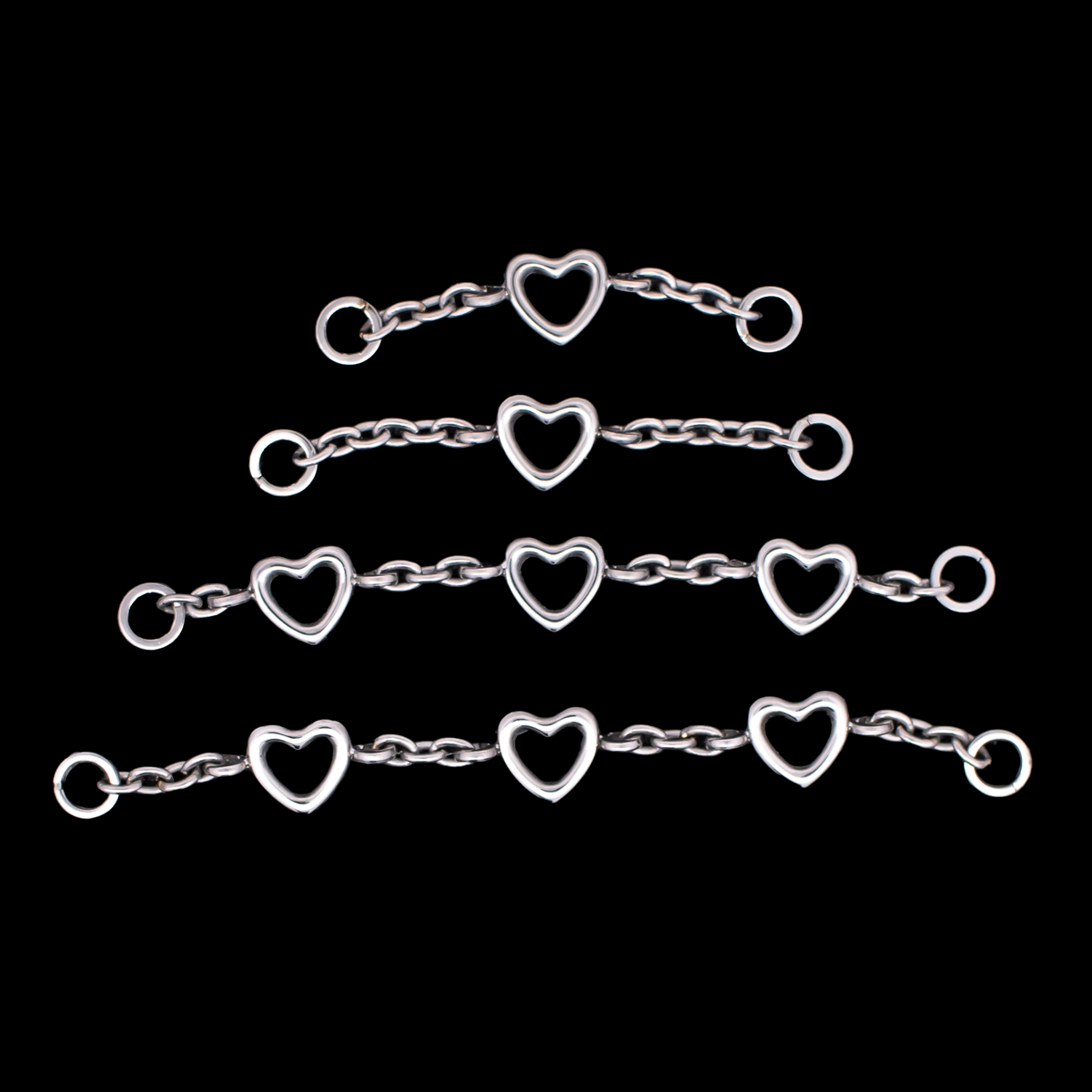 Beloved - Titanium Heart Chain