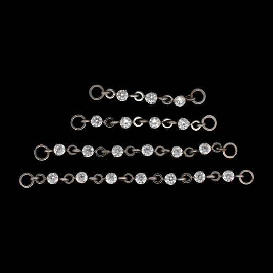 Emery - Round CZ Chain - Khrysos Jewelry