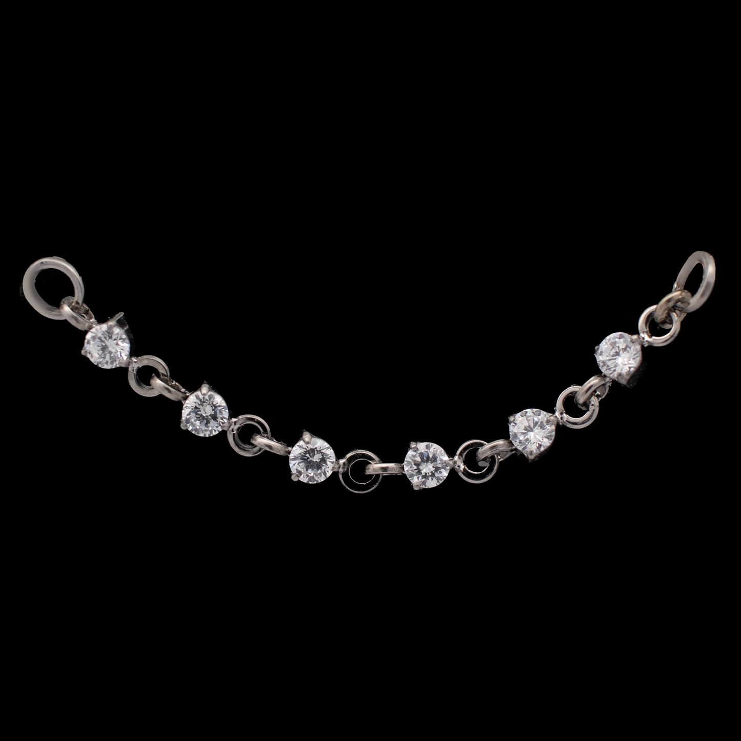 Emery - Round CZ Chain - Khrysos Jewelry
