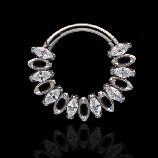 Veil - Hinged Ring - Khrysos Jewelry